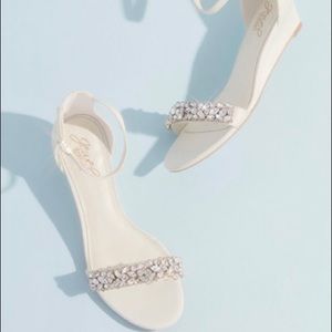 Badgley Mischka Ivory Wedding Heels
